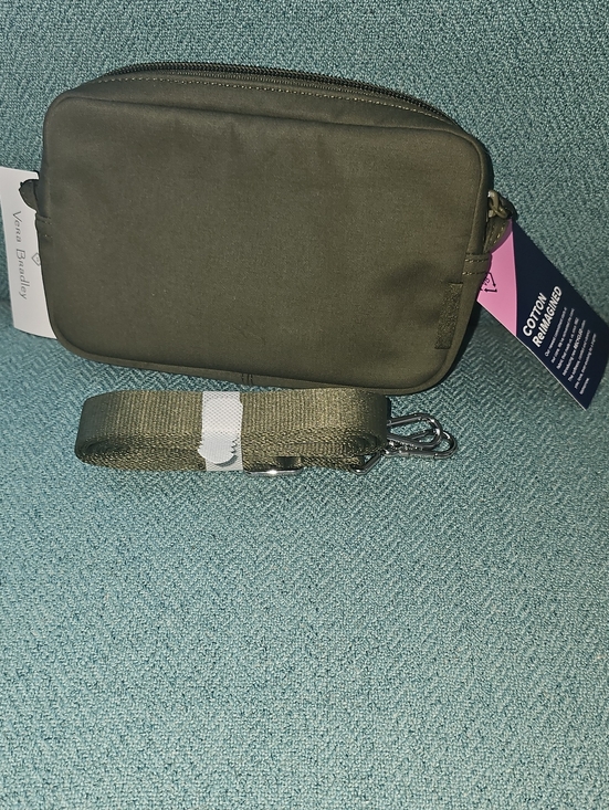 Vera Bradley Handbags - Vera Bradley Olive Crossbody Bag with Detachable Strap